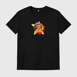 Футболка хлопковая мужская Red Alert: СССР, цвет: черный