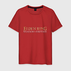 Футболка хлопковая мужская Elden ring shadow of the erdthree, цвет: красный