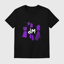 Футболка хлопковая мужская Depeche Mode - devotional world tour, цвет: черный