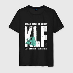 Футболка хлопковая мужская Klf - What time is love, цвет: черный