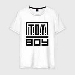 Футболка хлопковая мужская TOY - Official merch, цвет: белый