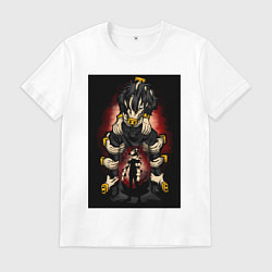 Футболка хлопковая мужская Моя геройская академия Все За Одного, цвет: белый