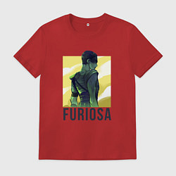 Футболка хлопковая мужская Фуриоса, цвет: красный