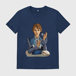 Футболка хлопковая мужская Кассандра - RimWorld, цвет: тёмно-синий