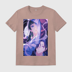 Футболка хлопковая мужская Монолог фармацевта Маомао сыщик, цвет: пыльно-розовый