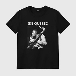 Футболка хлопковая мужская Tribute to Ike Quebec, цвет: черный