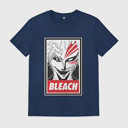 Футболка хлопковая мужская Блич, цвет: тёмно-синий