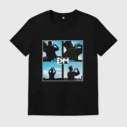 Футболка хлопковая мужская Depeche Mode world in my eyes, цвет: черный