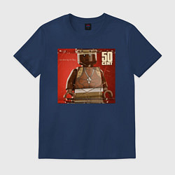 Футболка хлопковая мужская Лего 50cent, цвет: тёмно-синий