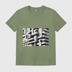 Футболка хлопковая мужская Вдохновлено Ле Корбюзье, цвет: авокадо