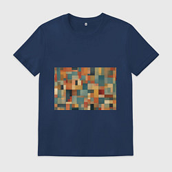 Футболка хлопковая мужская Inspired by Paul Klee, цвет: тёмно-синий