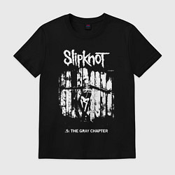 Футболка хлопковая мужская Slipknot - skeleton girl, цвет: черный