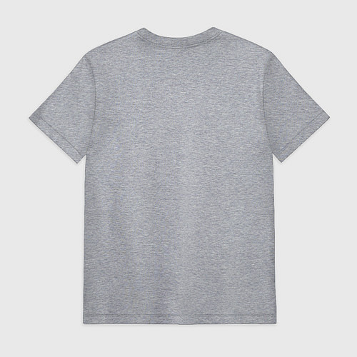 Мужская футболка Космический фонтан / Меланж – фото 2