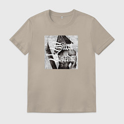 Футболка хлопковая мужская Silent Guardian, цвет: миндальный