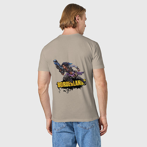 Мужская футболка Borderlands Гонка вооружений / Миндальный – фото 4