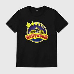 Футболка хлопковая мужская Кино Голливуда, цвет: черный