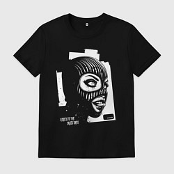 Футболка хлопковая мужская Here is to the crazy ones, цвет: черный