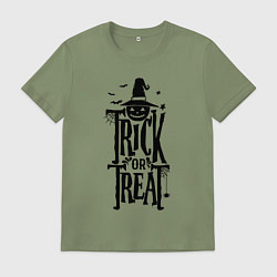 Футболка хлопковая мужская Кошелек или жизнь, цвет: авокадо