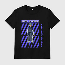 Футболка хлопковая мужская Хантер Гинг, цвет: черный