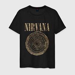 Футболка хлопковая мужская Nirvana Circles of hell, цвет: черный