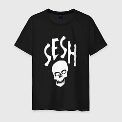 Футболка хлопковая мужская Team Sesh, цвет: черный