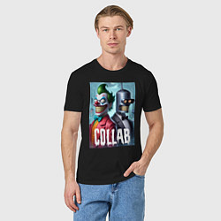 Футболка хлопковая мужская Joker and Bender - collab, цвет: черный — фото 2