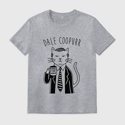 Футболка хлопковая мужская Dale Coopurr, цвет: меланж