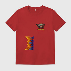 Футболка хлопковая мужская Doom персонаж из игры, цвет: красный