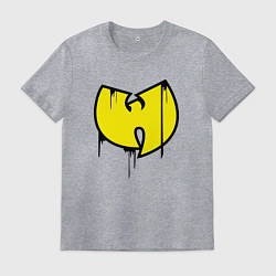 Футболка хлопковая мужская Wu-Tang style, цвет: меланж