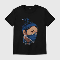 Футболка хлопковая мужская Kitana, цвет: черный