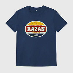 Футболка хлопковая мужская Казань Суперсерия, цвет: тёмно-синий