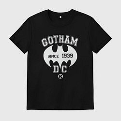 Футболка хлопковая мужская Gotham 1939, цвет: черный