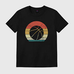 Футболка хлопковая мужская Color ball, цвет: черный