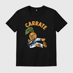 Футболка хлопковая мужская Carrate, цвет: черный