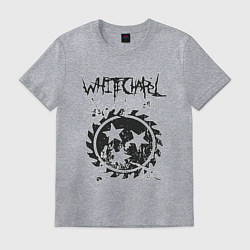 Футболка хлопковая мужская Whitechapel, цвет: меланж