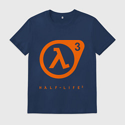 Футболка хлопковая мужская Half-Life 3, цвет: тёмно-синий