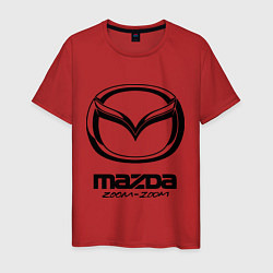 Футболка хлопковая мужская Mazda Zoom-Zoom, цвет: красный