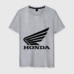 Футболка хлопковая мужская Honda Motor, цвет: меланж