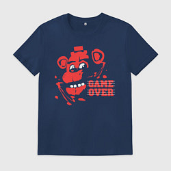 Футболка хлопковая мужская Freddy Game Over, цвет: тёмно-синий
