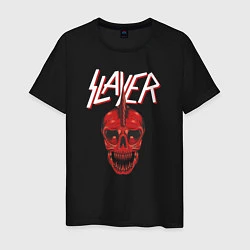 Футболка хлопковая мужская Slayer Punk, цвет: черный
