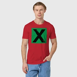 Футболка хлопковая мужская Ed Sheeran X, цвет: красный — фото 2