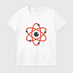 Футболка хлопковая мужская Atomic Heart: Nuclear, цвет: белый