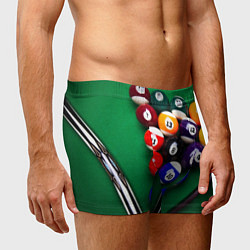 Трусы-боксеры мужские Бильярд, цвет: 3D-принт — фото 2