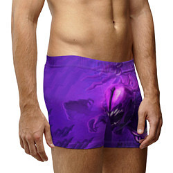 Трусы-боксеры мужские Bane Purple, цвет: 3D-принт — фото 2