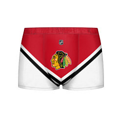 Трусы-боксеры мужские NHL: Chicago Blackhawks, цвет: 3D-принт