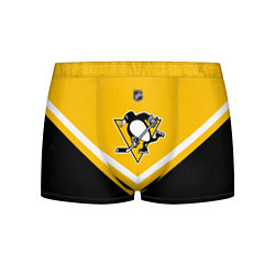 Трусы-боксеры мужские NHL: Pittsburgh Penguins, цвет: 3D-принт