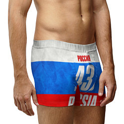 Трусы-боксеры мужские Russia: from 43, цвет: 3D-принт — фото 2