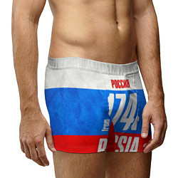 Трусы-боксеры мужские Russia: from 174, цвет: 3D-принт — фото 2