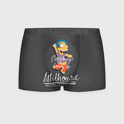 Трусы-боксеры мужские Milhouse, цвет: 3D-принт