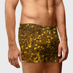 Трусы-боксеры мужские Золотые кубики, цвет: 3D-принт — фото 2